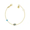 Eye Bracelet WH Enamel YG