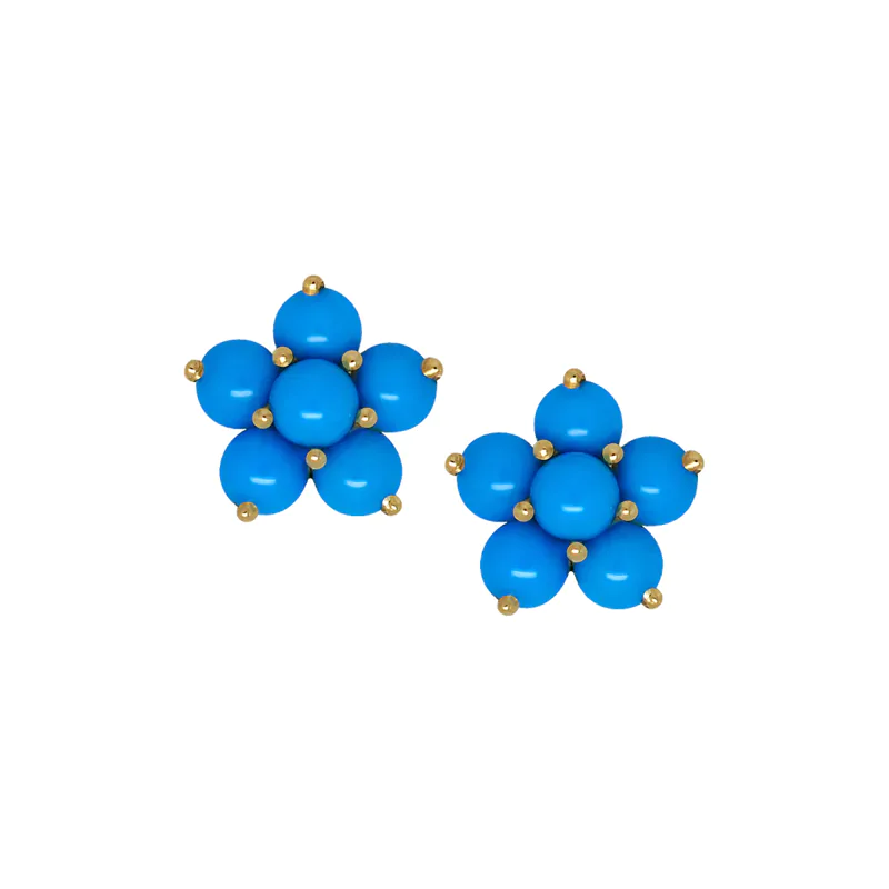 baby turquoise earring