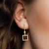 Garnet Earring