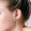 Tsavorite Earring
